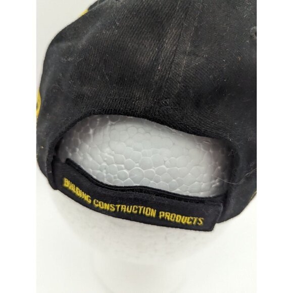 Cat Caterpillar hat cap embroidery black yellow  Adjustable   trucker  baseball - Picture 8 of 11